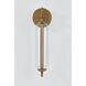 Blaze LED 16.5 inch Patina Brass Exterior Wall Sconce